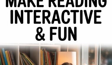 Childrens reading nook with interactive reading ideas, cozy space, and colorful books for kids.
