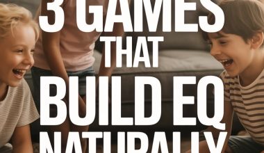 Children playing engaging board games that promote emotional intelligence and social skills.
