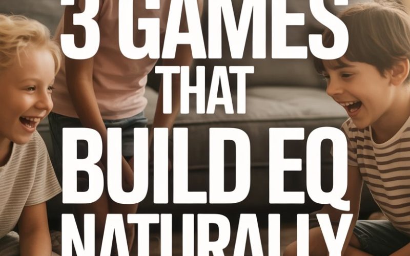 Children playing engaging board games that promote emotional intelligence and social skills.