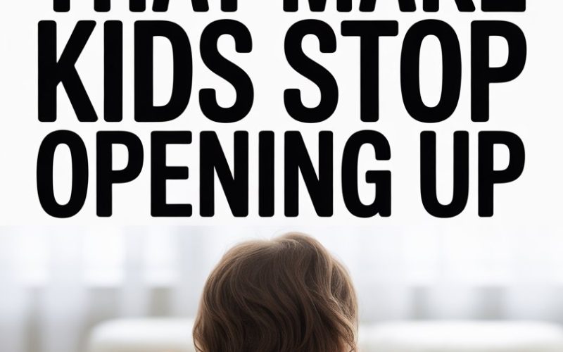 Children opening up: common mistakes parents make that block kids’ emotional openness and communication.