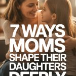 Mother and daughter sharing a loving, intimate moment that fosters confidence and deep emotional connection.