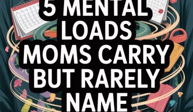Mother’s mental load illustration highlighting overlooked responsibilities and emotional labor of moms.