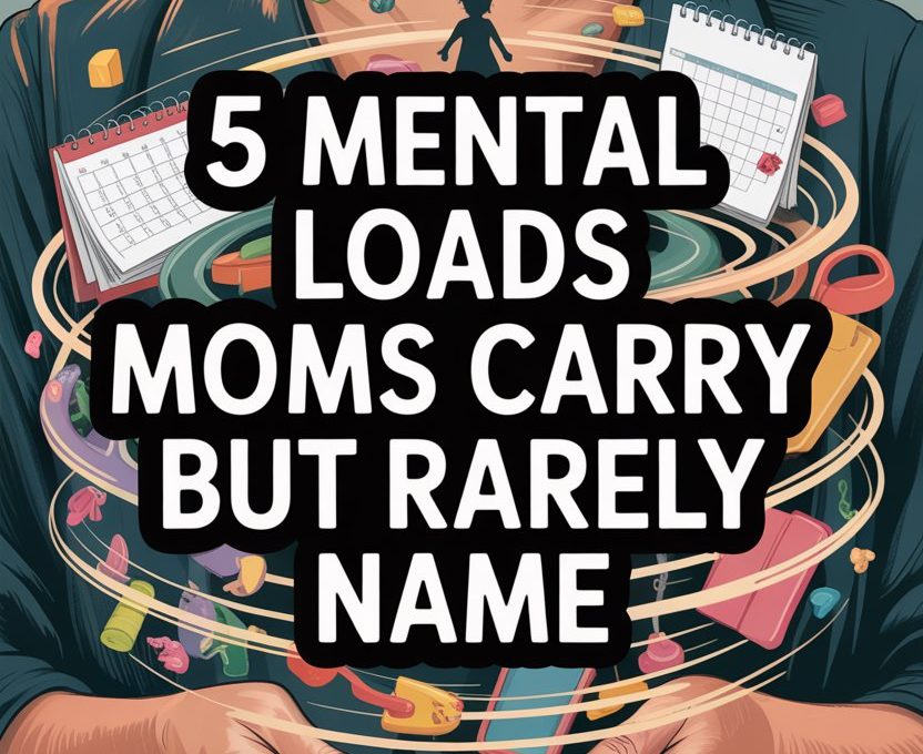 Mother’s mental load illustration highlighting overlooked responsibilities and emotional labor of moms.