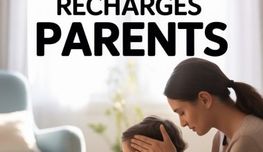 Mother and son practicing a calming mindful moment in a cozy, peaceful home.