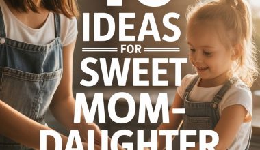 Mother and daughter baking cookies together for bonding and family fun in the cozy kitchen.