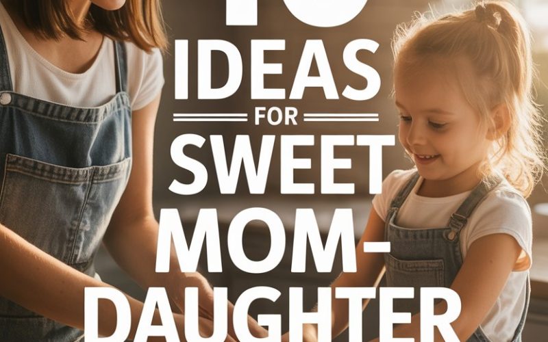 Mother and daughter baking cookies together for bonding and family fun in the cozy kitchen.