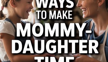 Mother and daughter baking cookies together in a cozy, joyful kitchen scene.