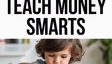 Child learning money management by saving coins in jars and using a piggy bank.