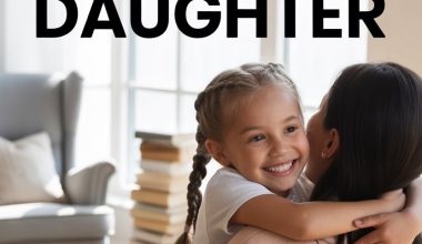 Mother and daughter sharing a warm hug in a cozy, sunlit home setting.