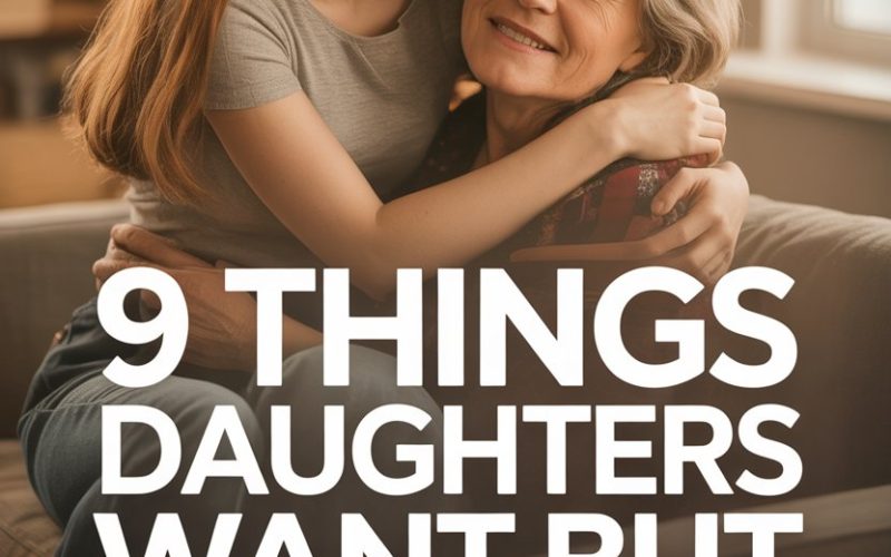 Mother and daughter sharing a loving embrace in a cozy, warm, home setting.
