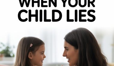 Mother and daughter having an honest conversation about lying in a warm, nurturing home environment.