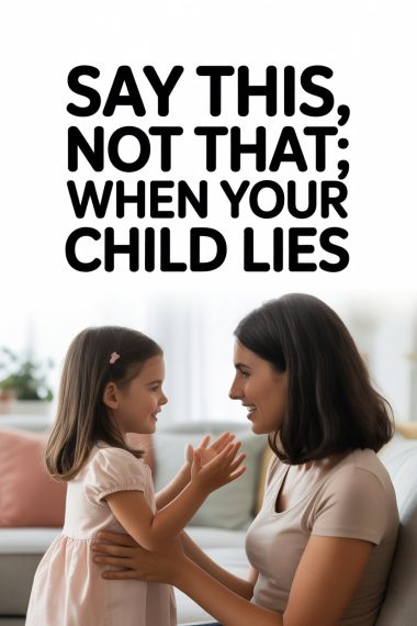 Mother and daughter having an honest conversation about lying in a warm, nurturing home environment.