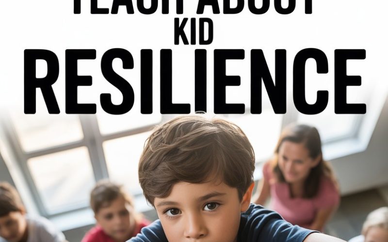 Young boy climbing rock wall demonstrating resilience training inspired by Navy Seals.
