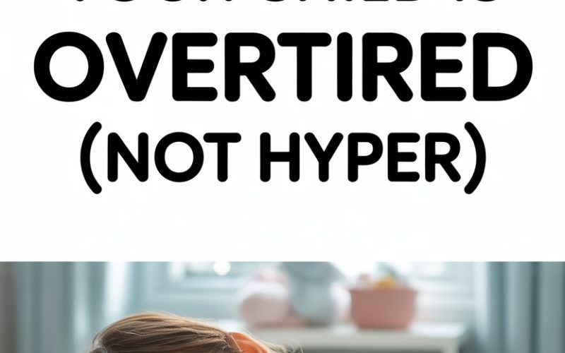 Signs Your Child Is Overtired Instead of Hyperactive Sleepy Child Resting Peacefully.