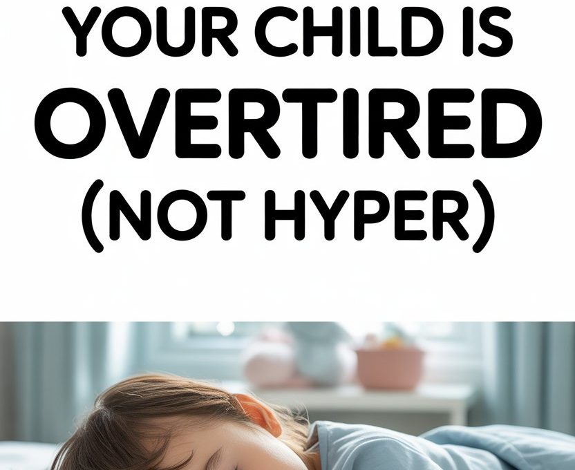 Signs Your Child Is Overtired Instead of Hyperactive Sleepy Child Resting Peacefully.