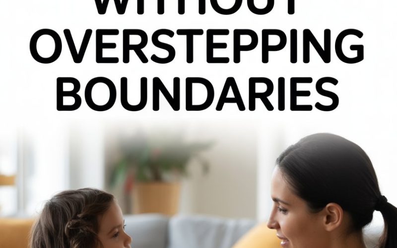 Parenting boundaries with love, connection, and caring guidance between mother and child.