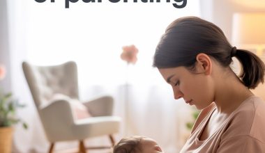 Mother comforting her sleeping baby, exploring ways to cope with parenting loneliness.