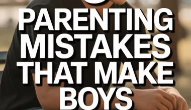 Young boy sitting thoughtfully on a park bench with parenting mistakes affecting future adult independence.