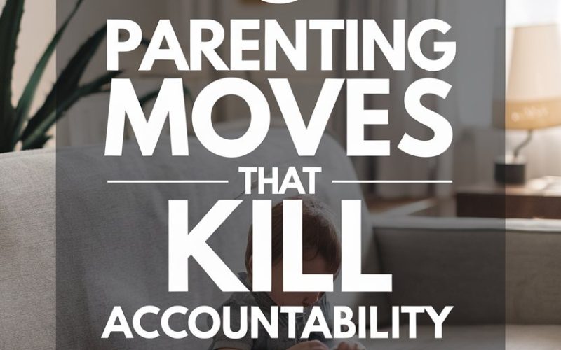 Child playing with toys on sofa in cozy living room with parenting mistakes that damage responsibility.