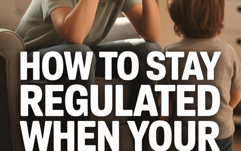 Parenting an ADHD child during emotional overwhelm with strategies to stay calm and regulated.