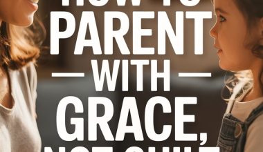 Mother and daughter sharing a loving, trusting moment focused on gentle, guilt-free parenting.