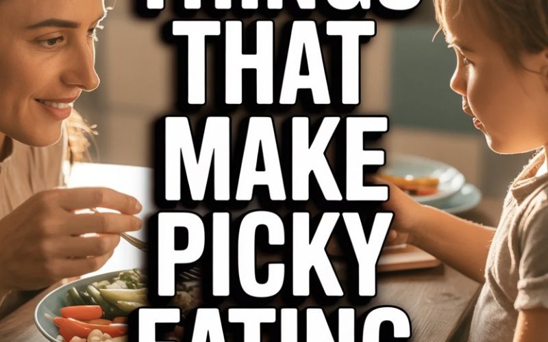 Mother and son enjoying a healthy family meal, addressing picky eating tips and challenges.