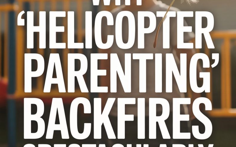 Child playing in playground highlights parenting style and helicopter parenting backfire.