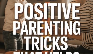 Mother and child playing with colorful blocks in a cozy, positive parenting environment.