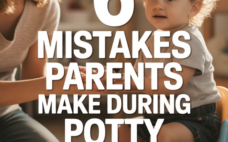 Mother helping her child with potty training in a cozy, supportive home environment.