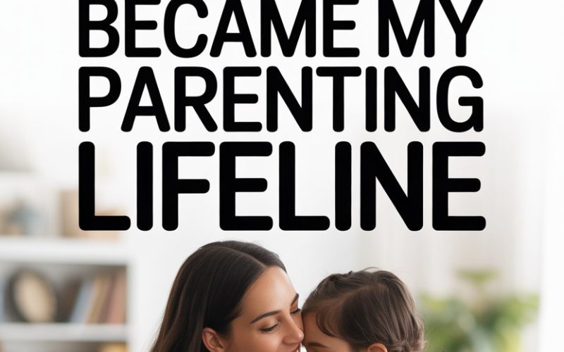 A loving mother and child embrace, highlighting the importance of prayer as a parenting lifeline.