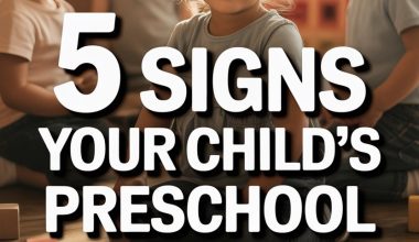 Four children playing in preschool classroom, highlighting signs your childs school may not be a good fit.