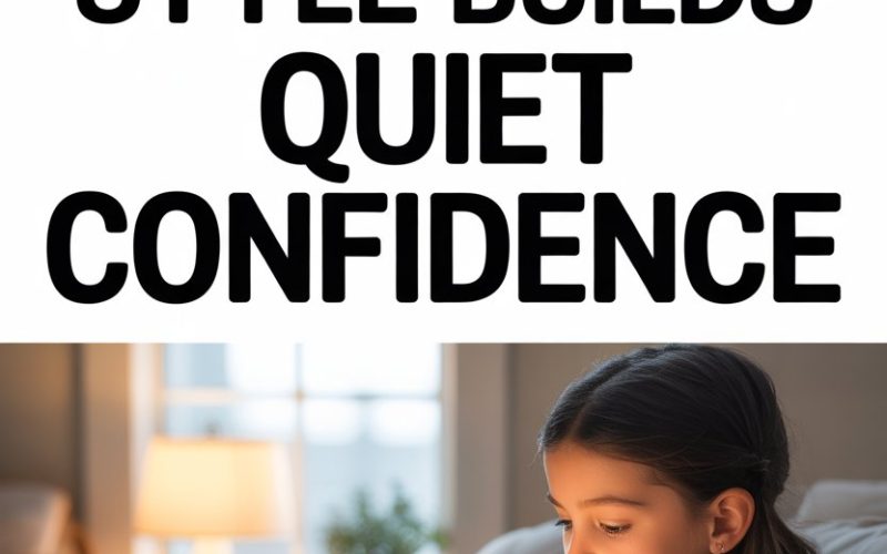 Parenting style fostering quiet confidence through nurturing environment and encouraging independent reading in children.