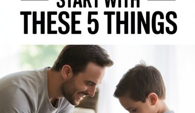 Father and son sharing a joyful moment, emphasizing guidance and nurturing in raising good men.