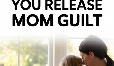 Mother and child sharing love and comfort, overcoming mom guilt with heartfelt connection.