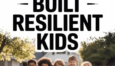 Children playing outdoors in a 90s neighborhood, showcasing resilience and nostalgic childhood memories.