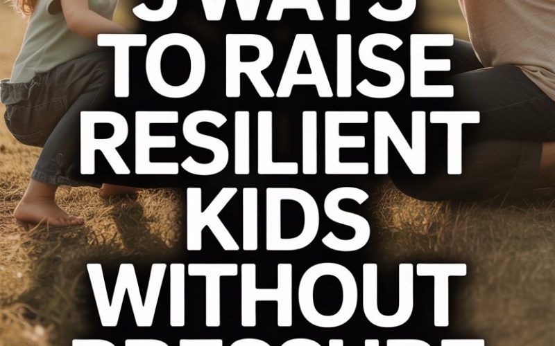 Happy family outdoors playing, fostering resilience and bonding without pressure.