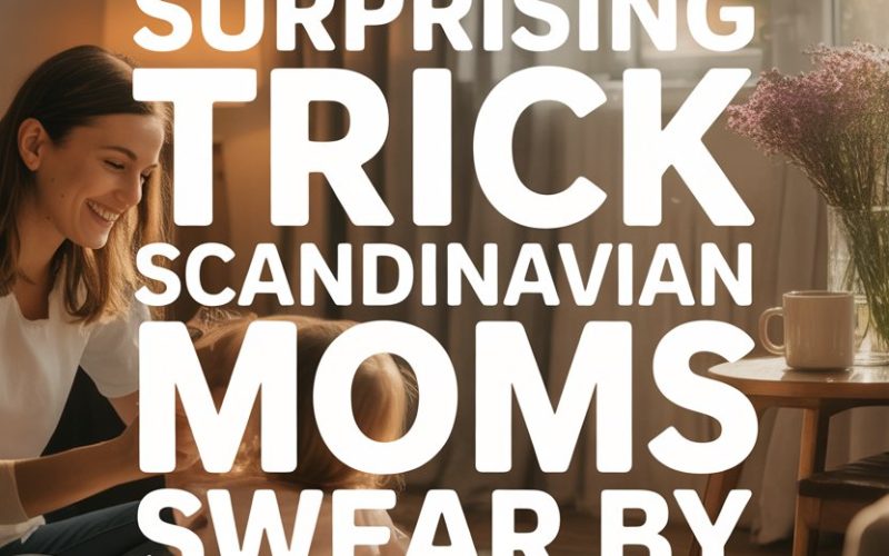 Warm Scandinavian parenting tips for joyful moments between mother and child at home.