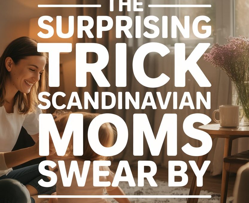 Warm Scandinavian parenting tips for joyful moments between mother and child at home.