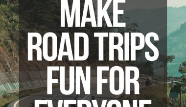 Scenic mountain road for fun, family-friendly road trips amid lush green landscapes.