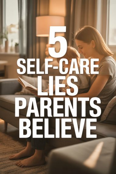 Parent and child sharing a tender moment, highlighting self-care myths parents believe.