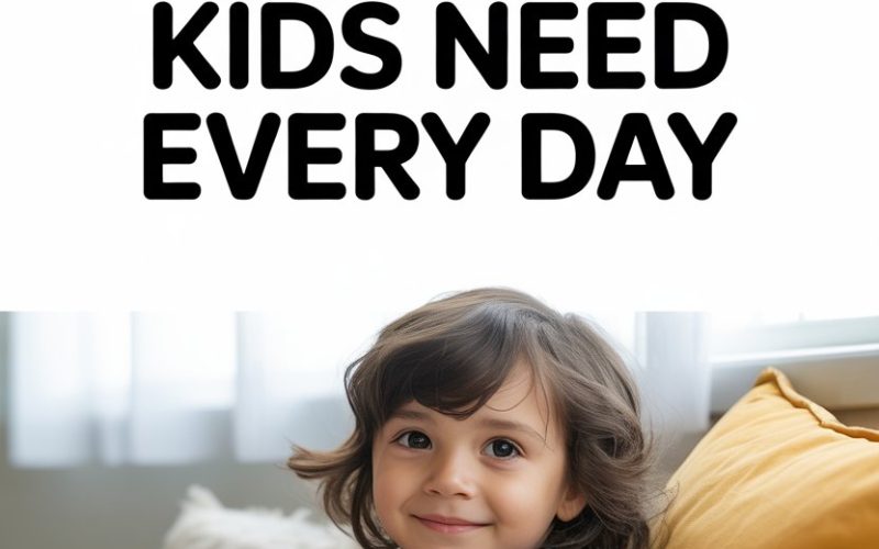 Healthy habits every day for sensitive kids in a cozy, nurturing bedroom setting.