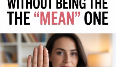 Empowering women to set respectful boundaries confidently without being labeled as mean.