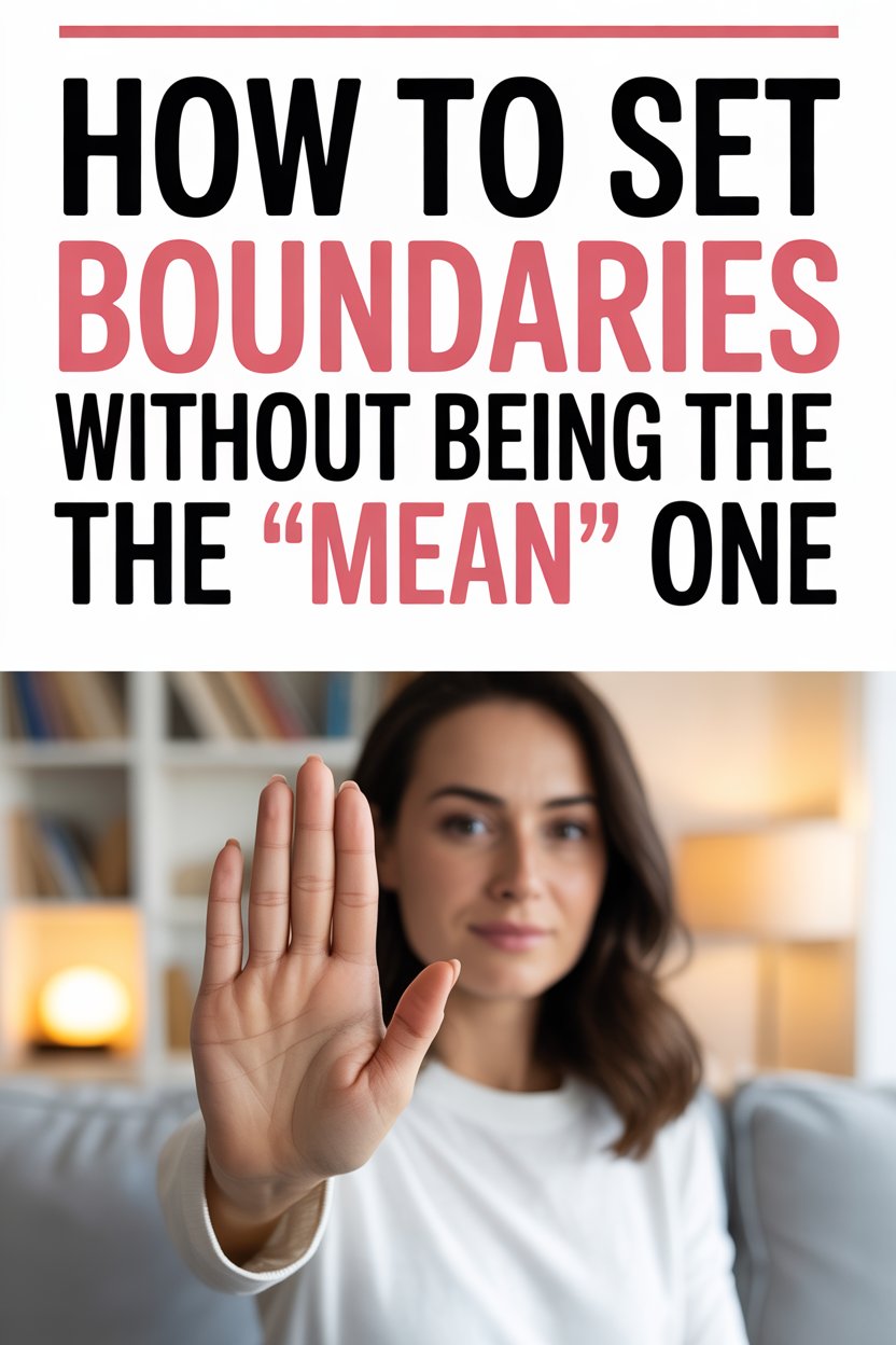 Empowering women to set respectful boundaries confidently without being labeled as mean.