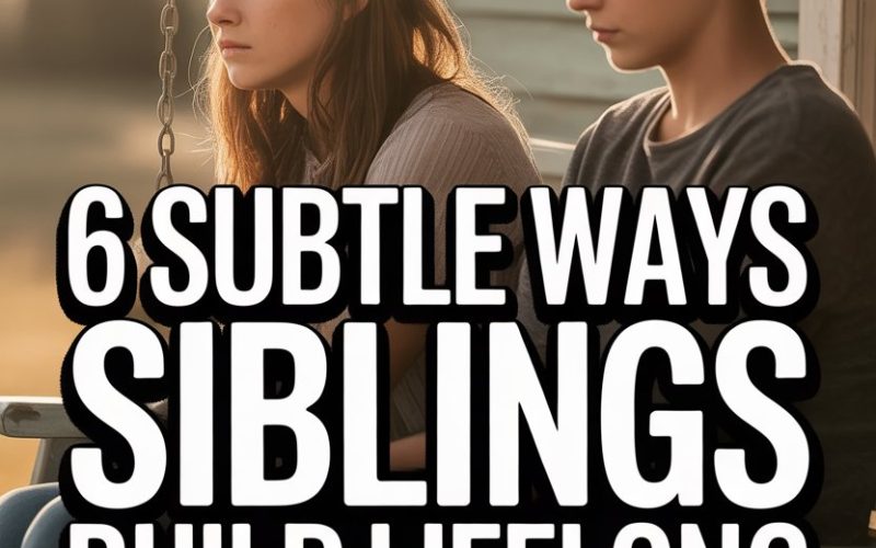 Sibling Relationship Dynamics: Recognizing Emotional Tension and Building Lifelong Bonds.