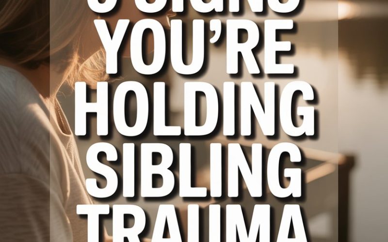 Woman reflecting by the water highlighting signs of sibling trauma and emotional healing.