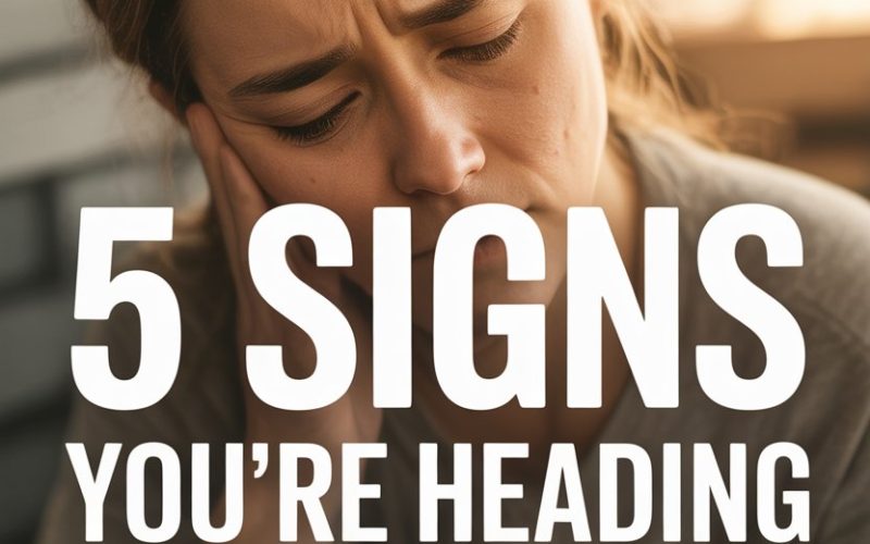 Young woman showing emotional distress, highlighting signs of mental breakdown and mental health warning signs.