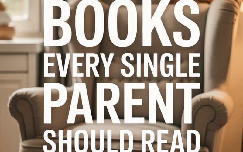 Cozy home with books, family photo, and a parent-friendly reading recommendation.