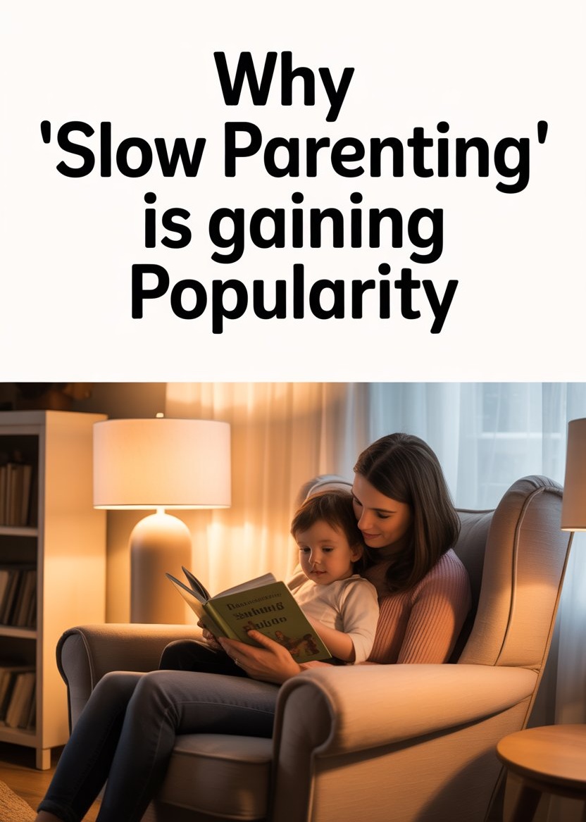 Mother and child bonding over reading in a cozy, warmly lit living room.