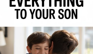 Father and son sharing a heartfelt hug, showcasing love, happiness, and family bond.