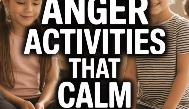 Children engaging in calming activities indoors to manage anger and promote emotional well-being.
